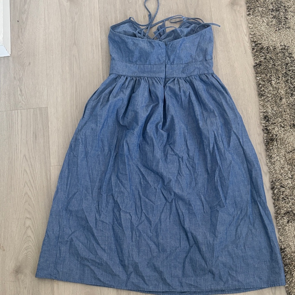 Zara Blue Midi Dress - Picture 3 of 3